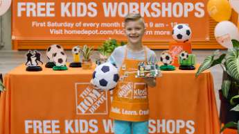 Home Depot Kids Workshop: Goalie Game