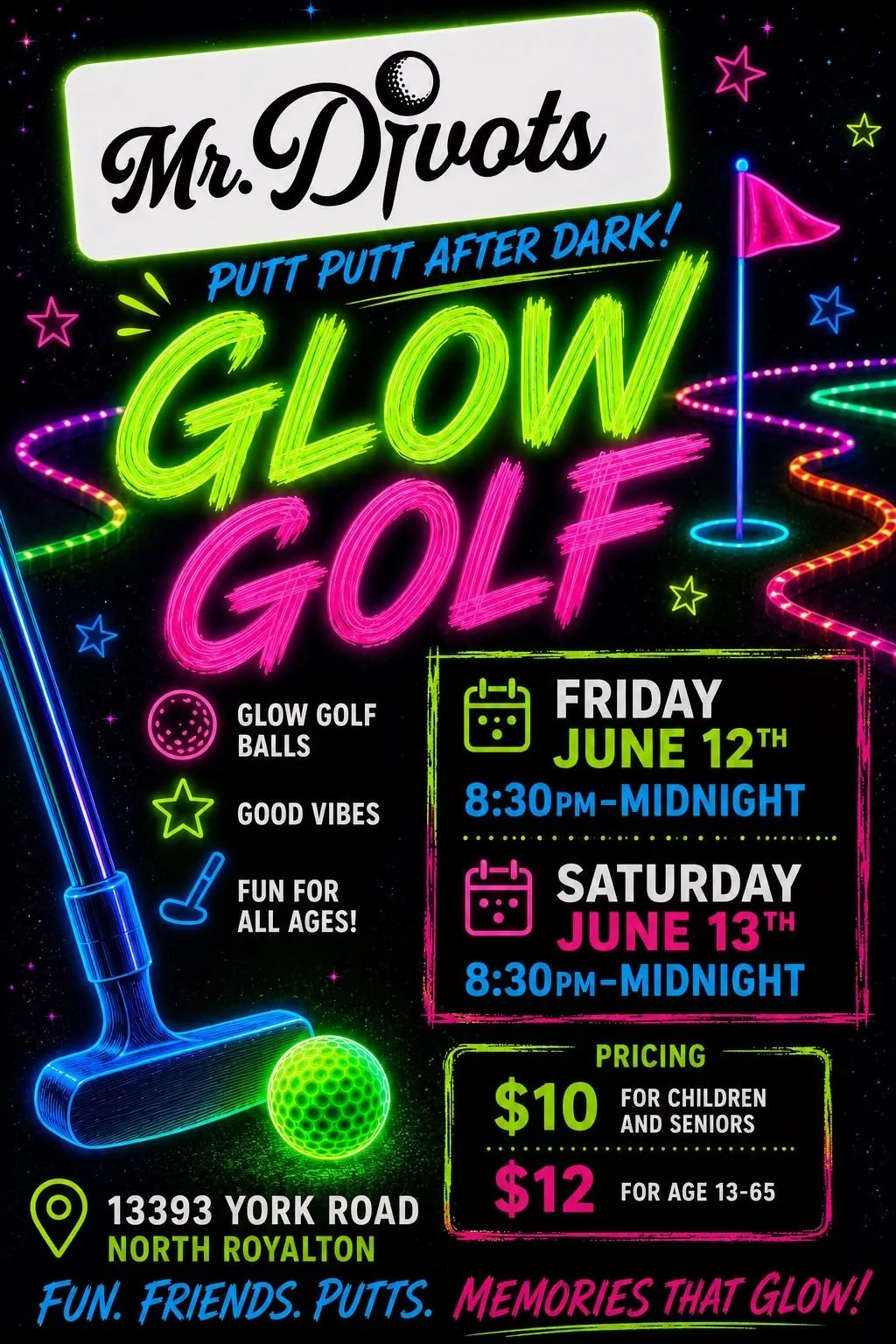 Mr. Divot’s Glow Golf