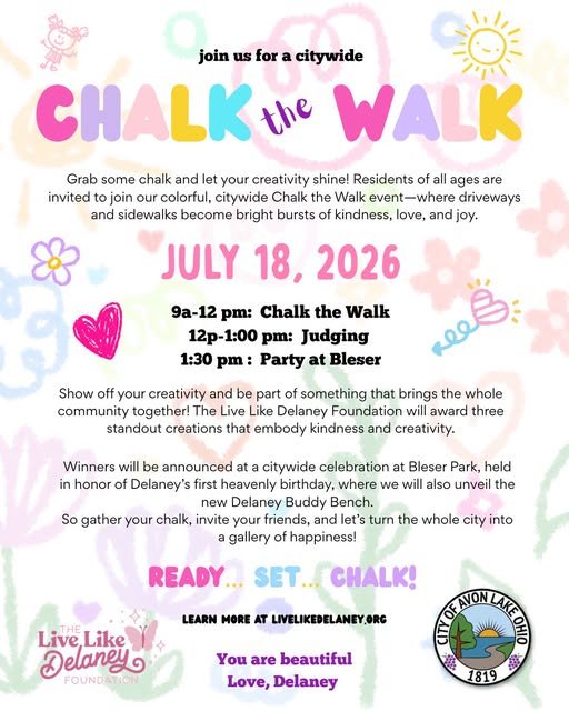 Avon Lake Chalk the Walk