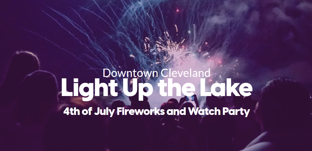 Downtown Cleveland Light Up the Lake