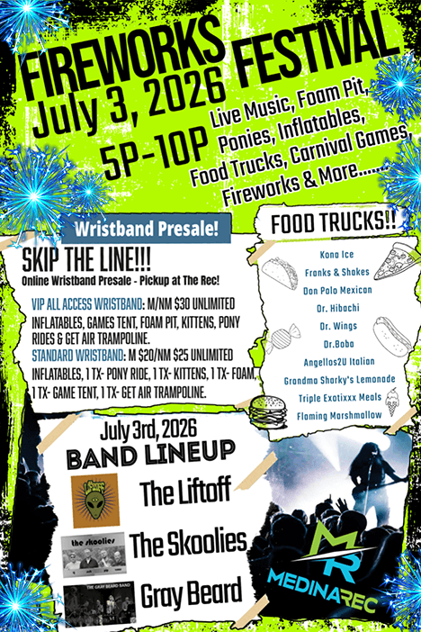 Medina Rec Fireworks Festival