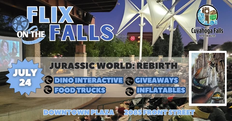Flix on the Falls: Jurassic World Rebirth