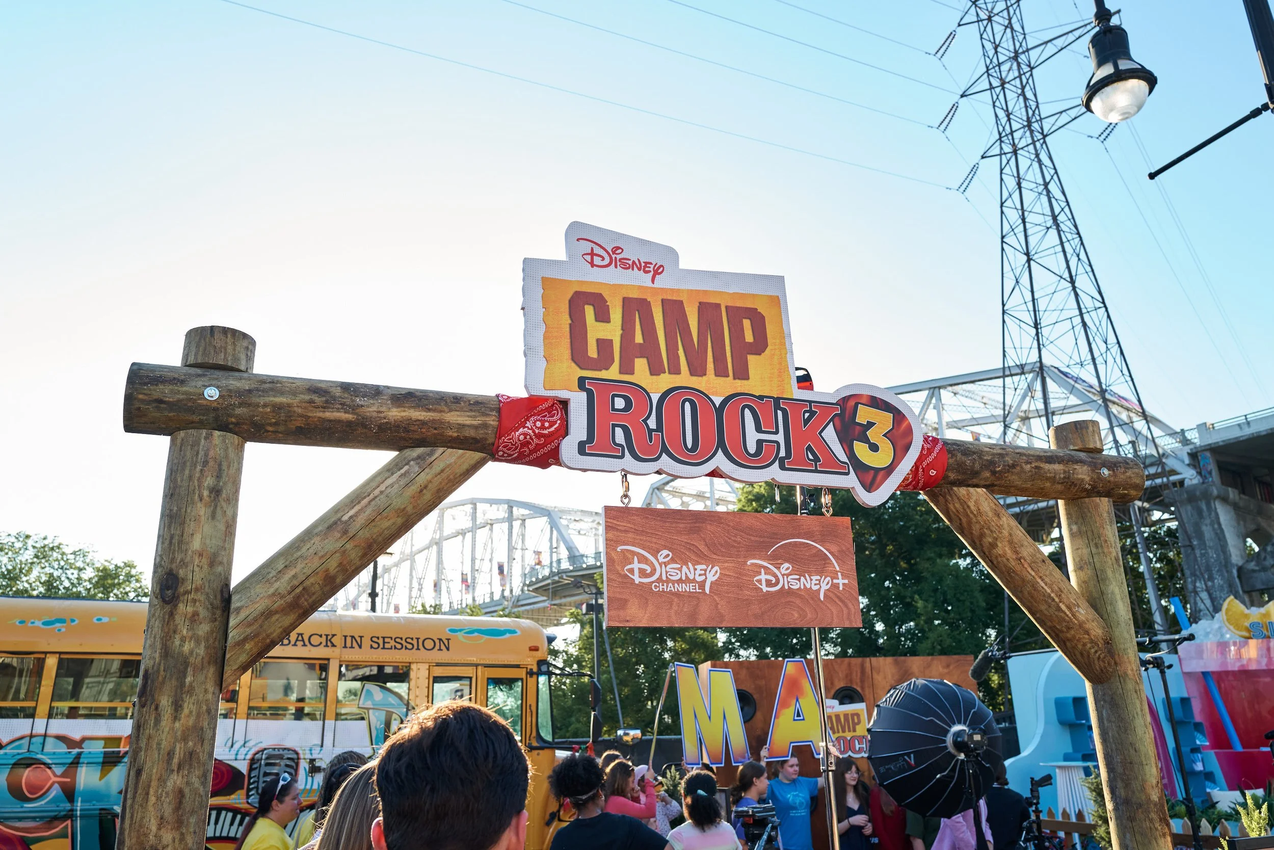  Disney’s “Camp Rock 3” "All Roads Lead To Camp" Bus Tour