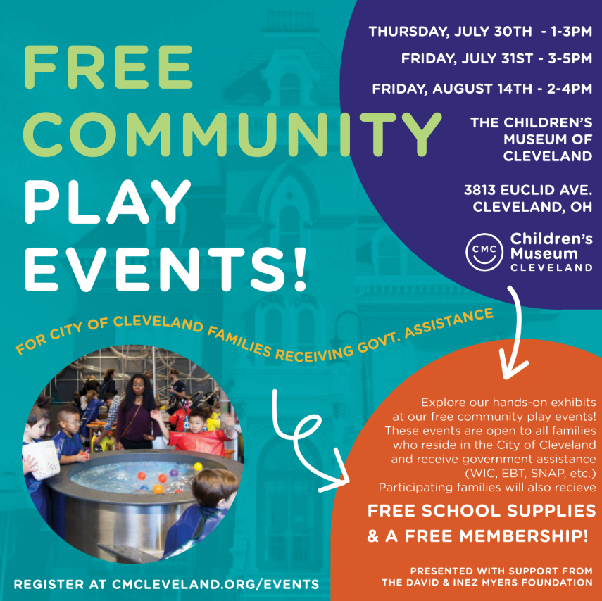 Free Community Play Event at The Children's Museum of Cleveland