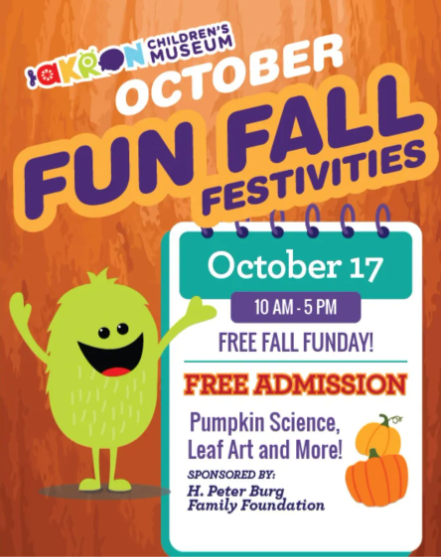 Free Fall Funday at Akron Children's Museum