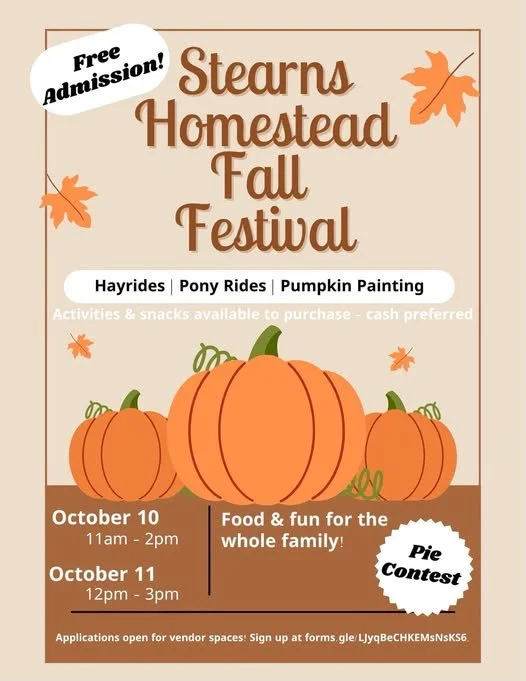 Stearns Homestead Fall Festival