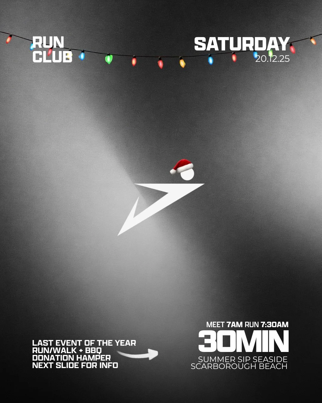 This Saturday is our last Run Club of the year 🤍

Our normal weekend spot (bbq area with @summer.sip.seaside) 7AM
We&rsquo;ll run, hang around for a BBQ, and more importantly, come together to give back.

Alongside the run, we&rsquo;re hosting a BBQ