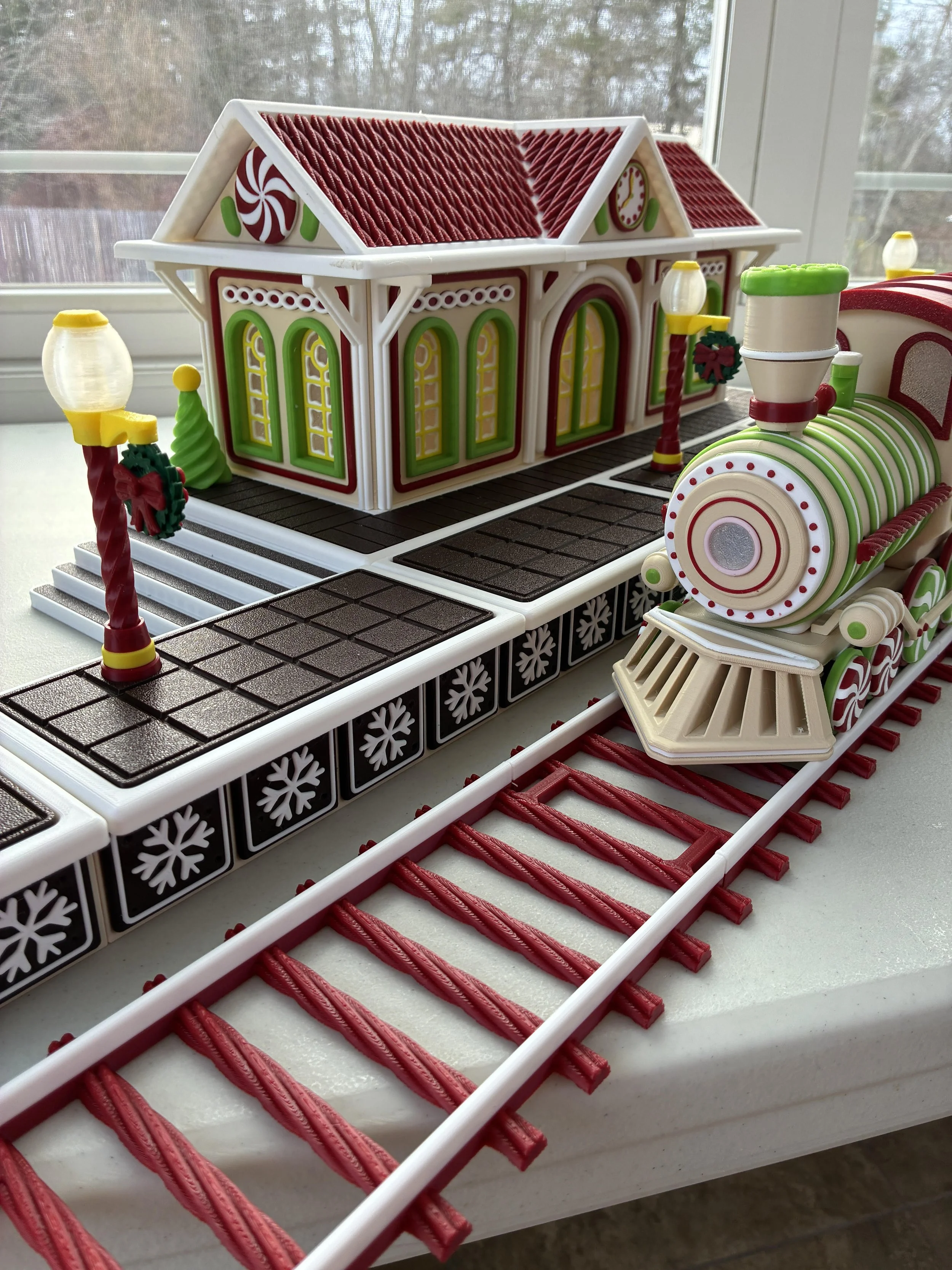 Gingerbread Train Station