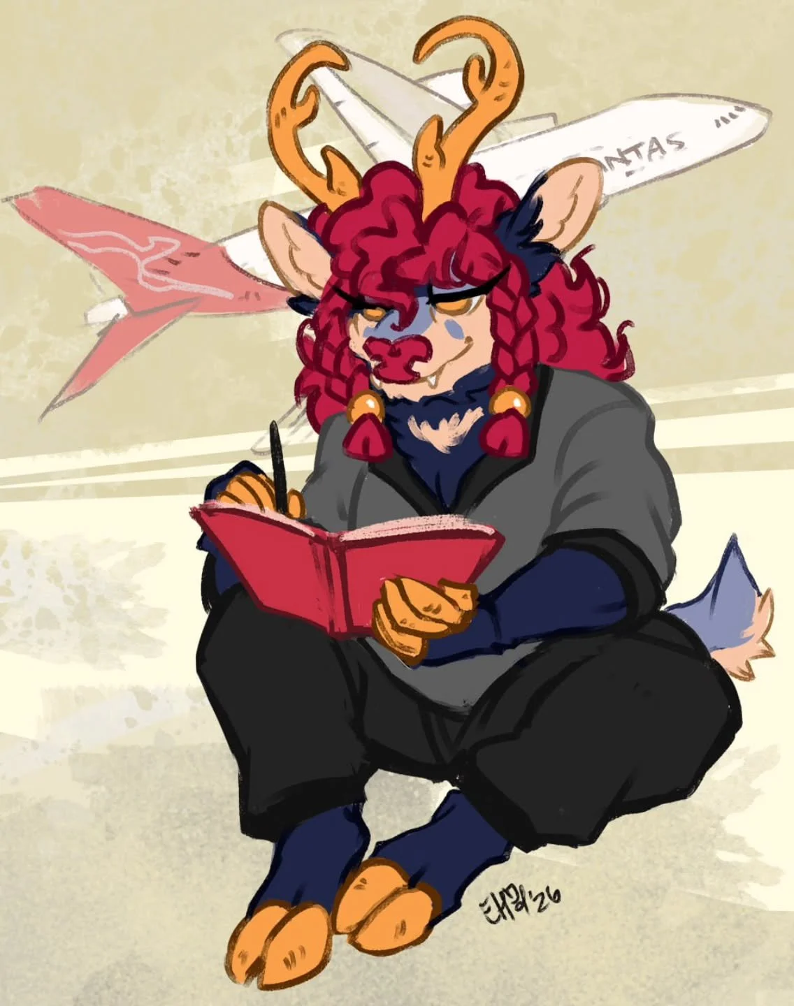 For the next few weeks I will be in Perth taking a much needed vacation. I will be doing some artwork over the time but a lot of my painting commissions I cannot do while away from my studio! I will be updating my story but not doing much recording.
