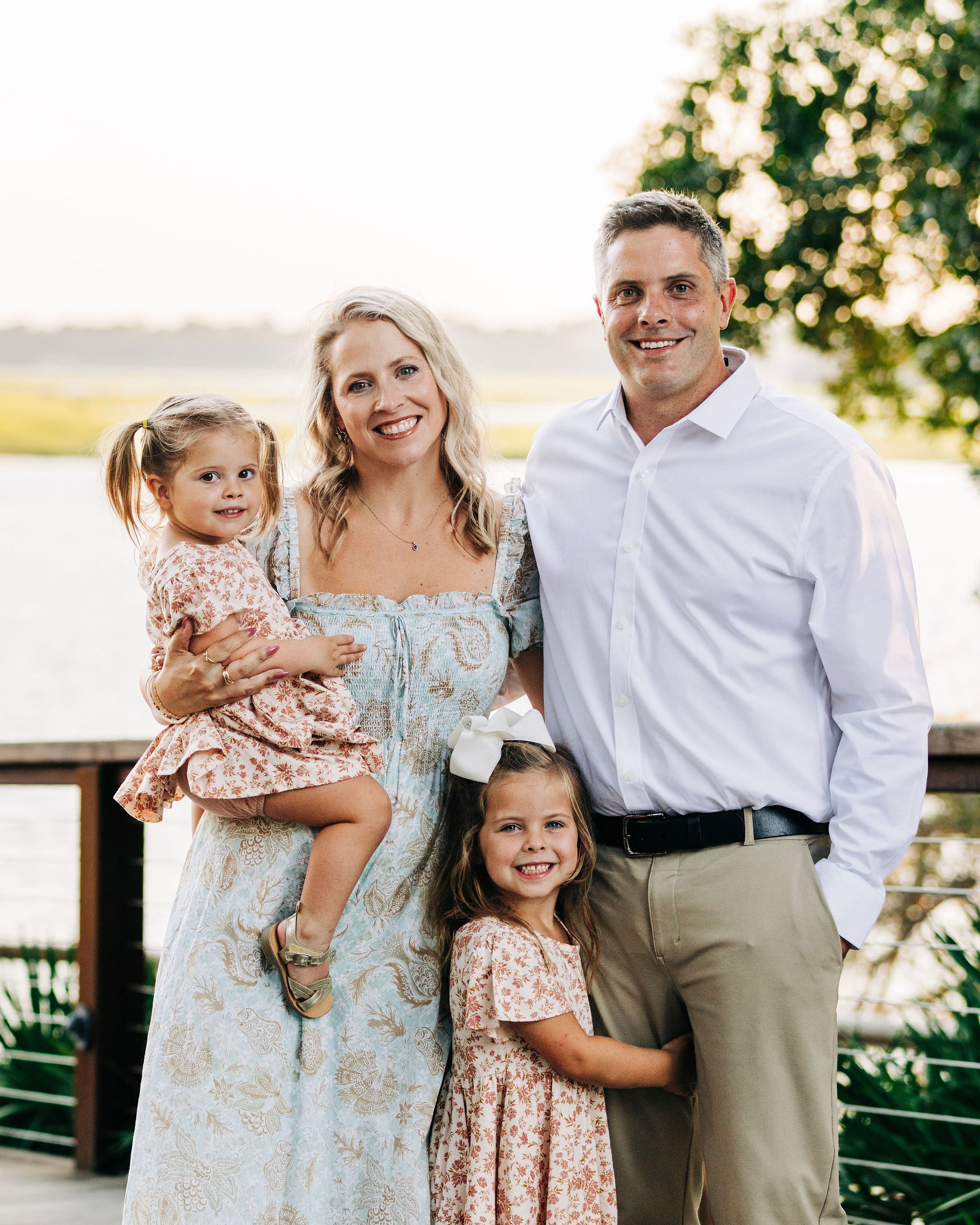 Homebuilder Matt Harris and family in Bluffton, SC