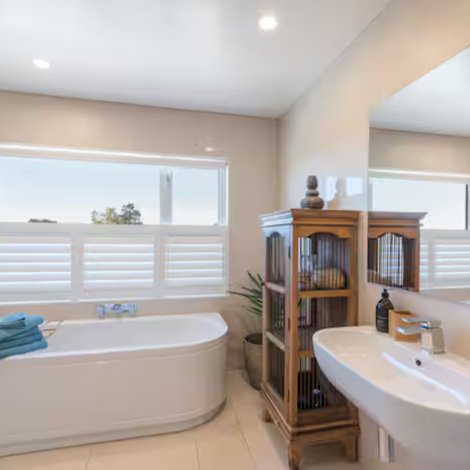 The Matariki Suite has a large, welcoming ensuite.