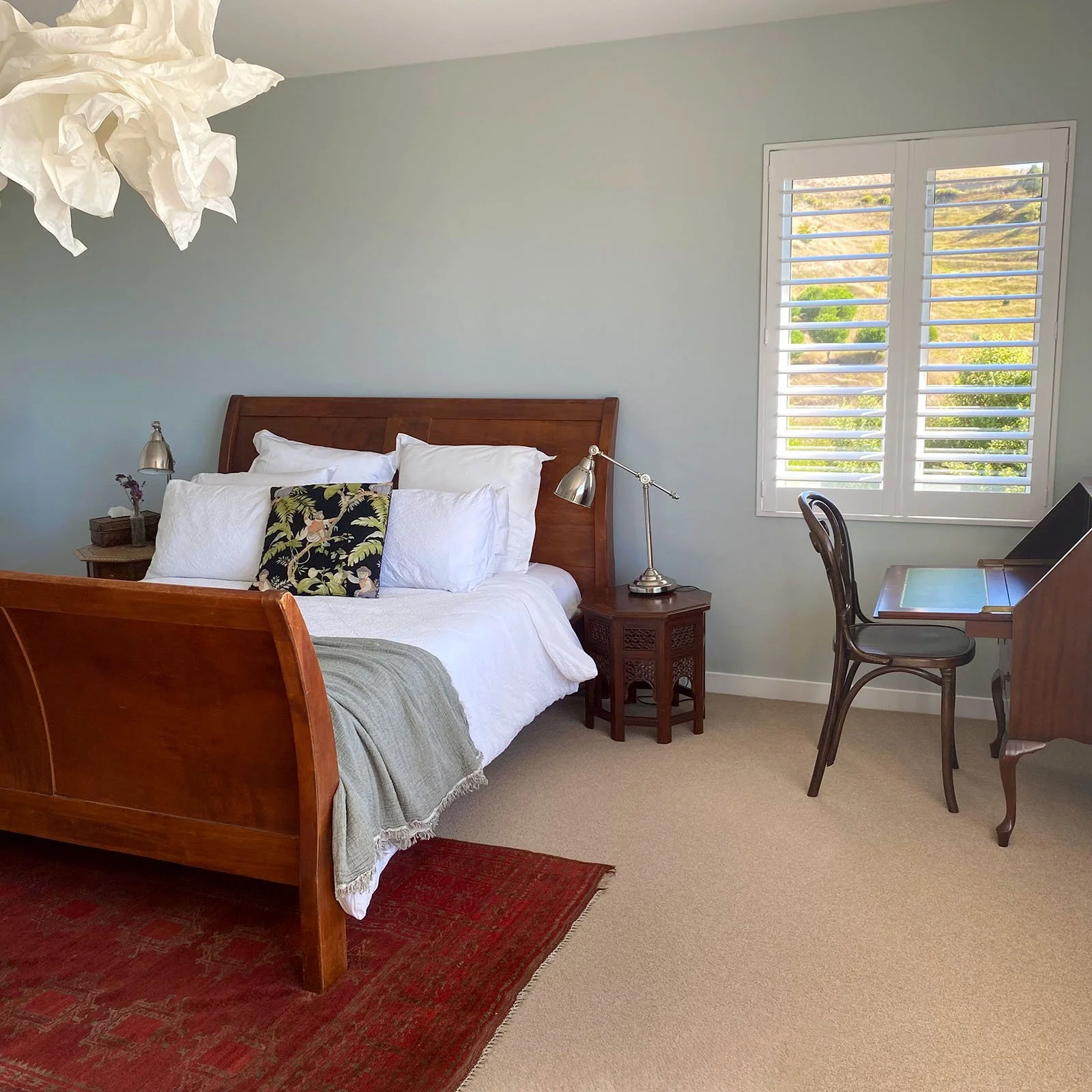 The Lotus Suite has a super-king bed