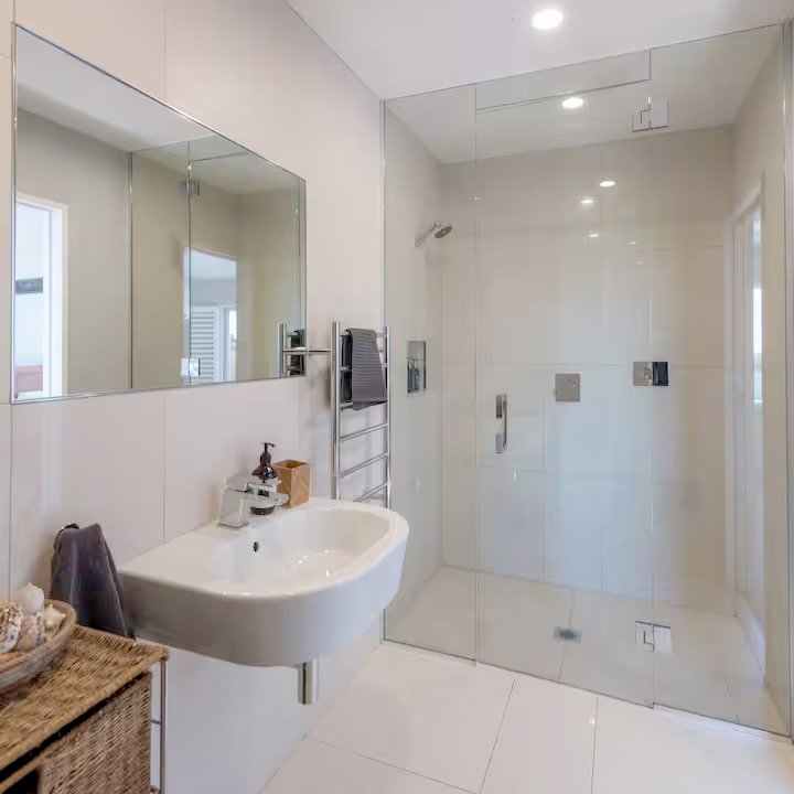 A large shower awaits you in the Lotus Suite.