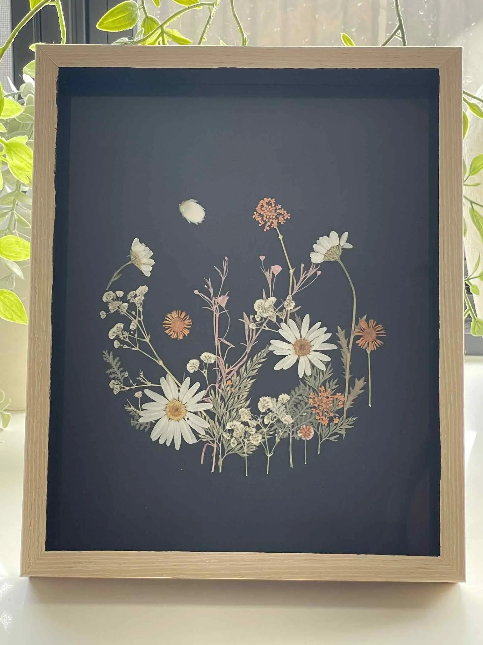 A5 Pressed Floral Art Frame