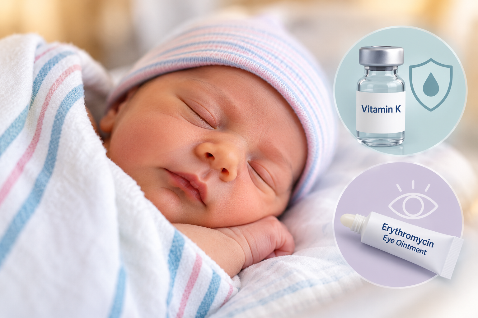 Two Small Treatments, a Lifetime of Protection: Why Newborns Need Vitamin K and Erythromycin