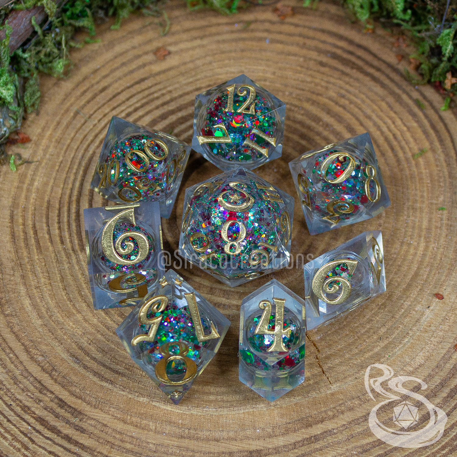 Reindeer Road Apples - Standard Polyhedral Set