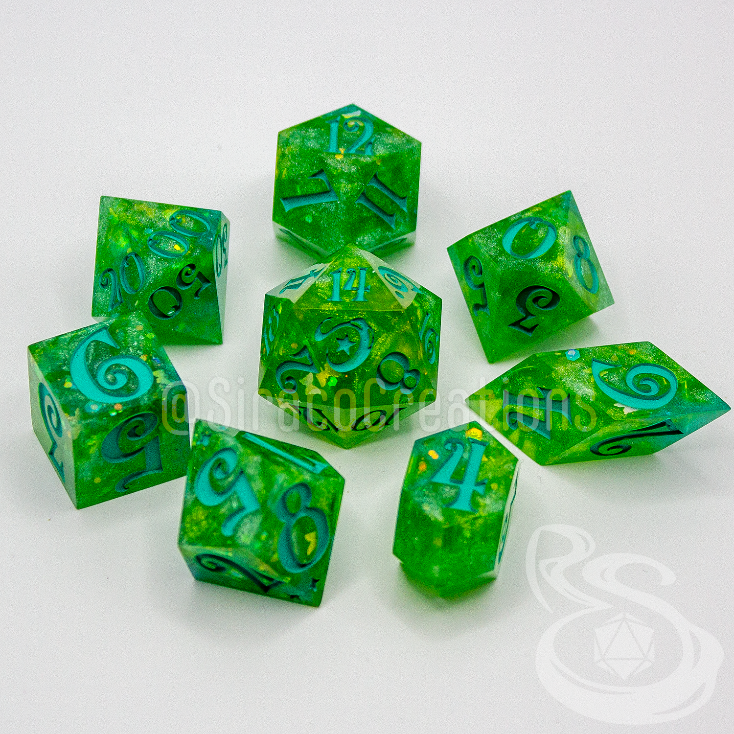 Flutterfly Magick - Polyhedral Set