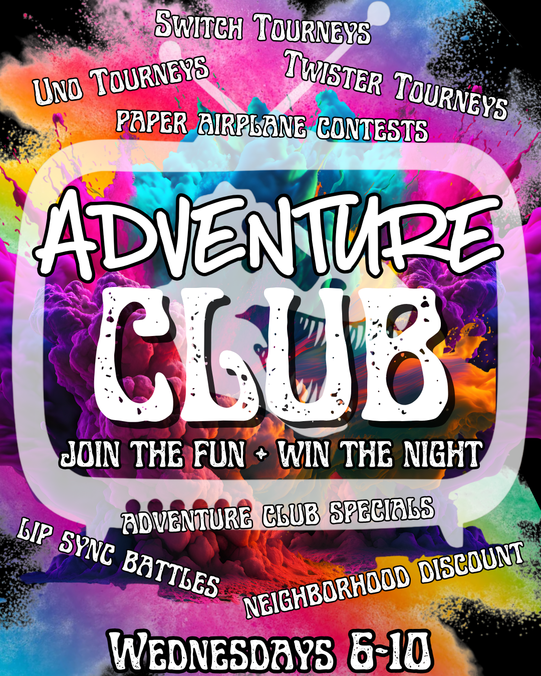 Adventure Club neighborhood night at Adventure Time Bar in Denver