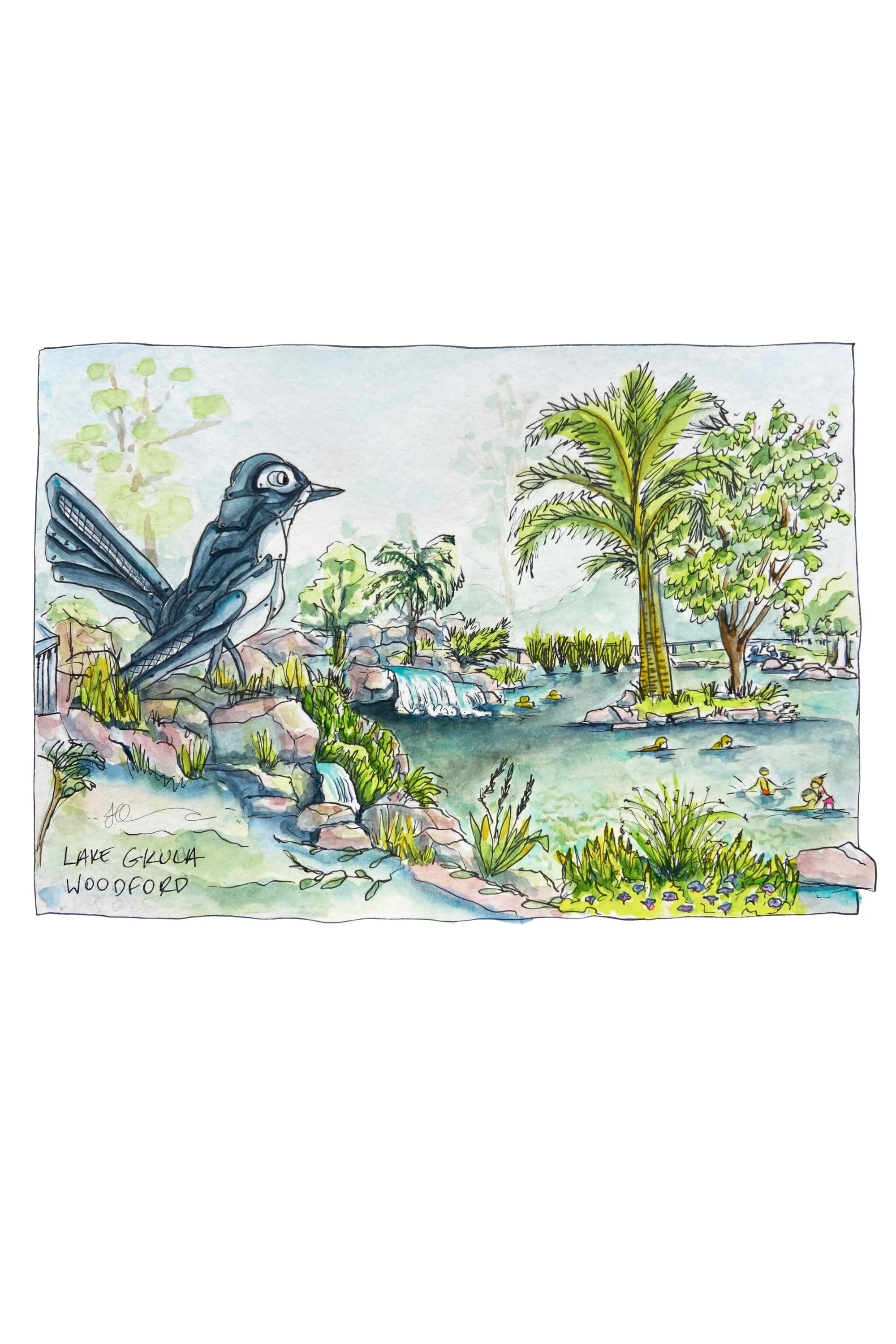 ‘The Sentinel’ - Lake Gkula, Woodford Folk Festival