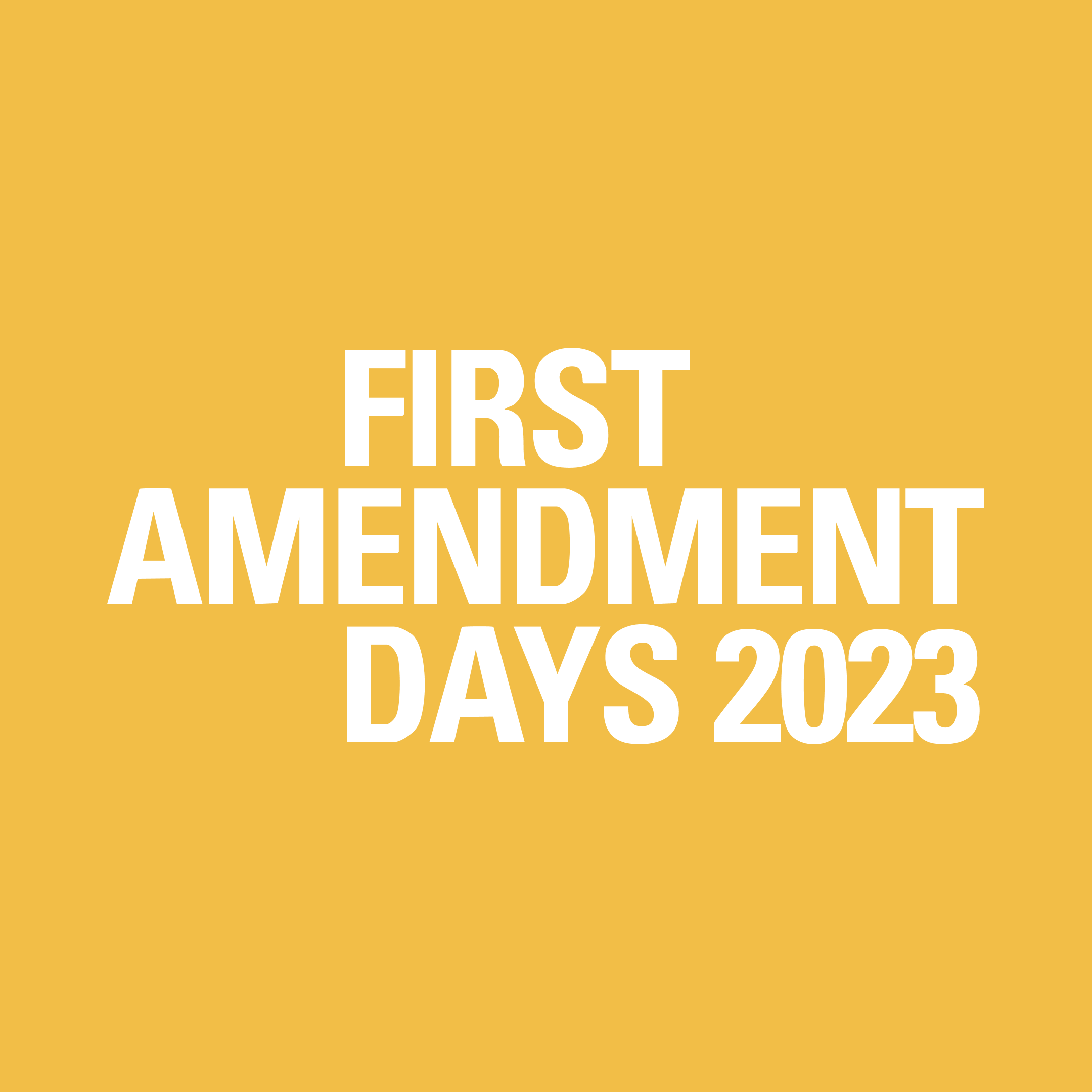 First Amendment Days 2023