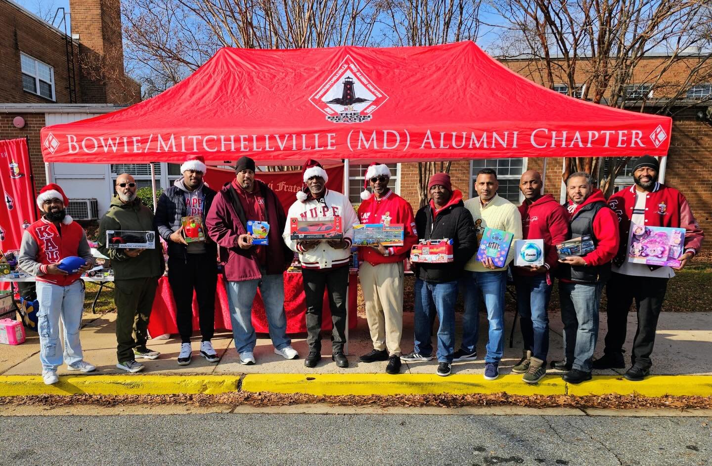 🎄 Kappa Alpha Psi Fraternity, Inc. &ndash; Christmas Toy Donation Drive 🎁

The men of the Bowie-Mitchellville Alumni Chapter of Kappa Alpha Psi, Fraternity Inc., are proud to continue our annual tradition of giving back and supporting families in o