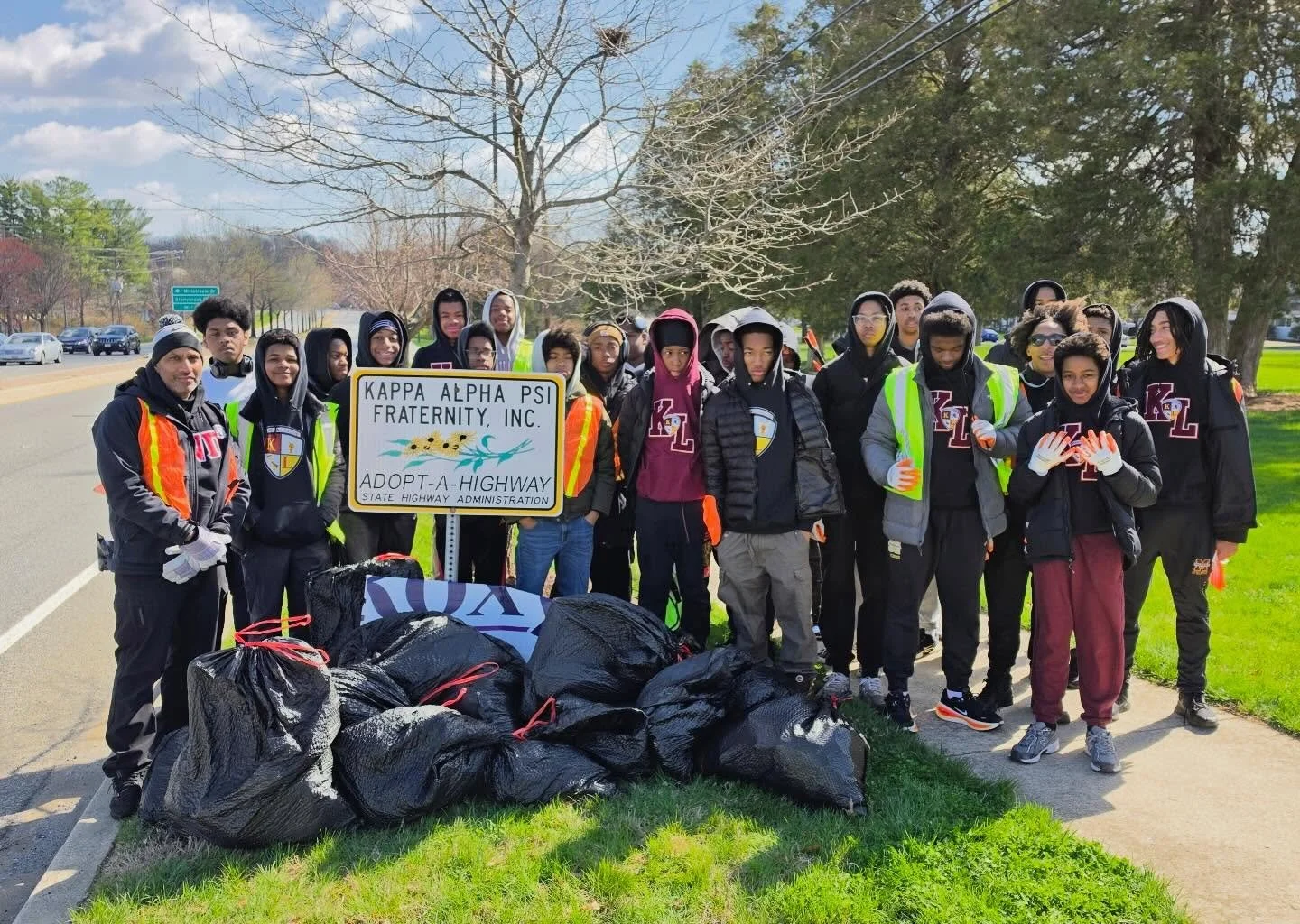 The Bowie-Mitchellville Alumni Chapter (BMAC) Kappa League continues to lead by example through service! 💪🏾🧹

This weekend, our young men participated in our Adopt-A-Road Cleanup, taking pride in helping keep our community clean and safe. From pic