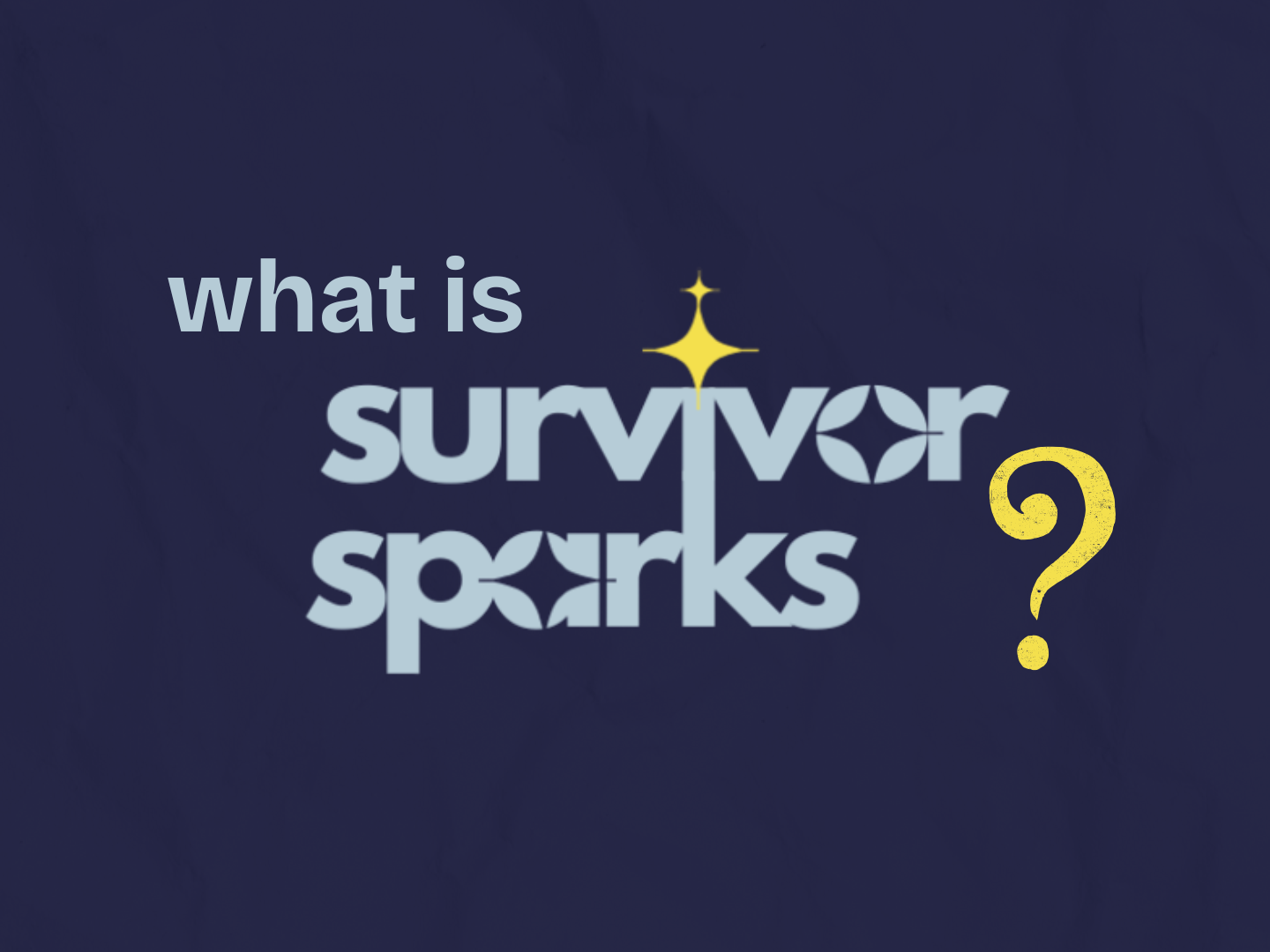 How Survivor Sparks Came to Be