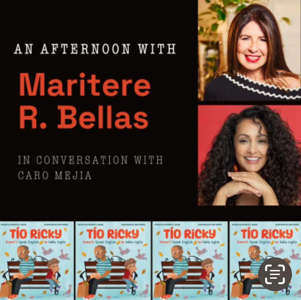 &iexcl;&iexcl;Mi gente in Miami!! 
I know this community has many bilingual parents that follow us from the Miami area so I am excited to share that I will be in Miami this coming Sunday, Nov 2. atBooksandBooks in Coral Gables.

We are doing a short 
