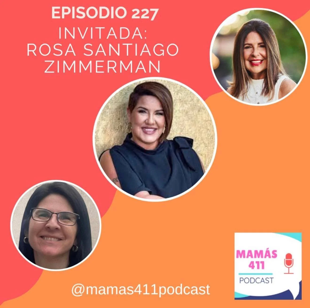 &iexcl;Mi gente! 

En el episodio de esta semana, Erica y yo conversamos con Rosa Santiago Zimmerman, una  mam&aacute;, abuela y emprendedora puertorrique&ntilde;a que nos comparte su trayectoria biling&uuml;e y bicultural. 

Rosa es dise&ntilde;ador