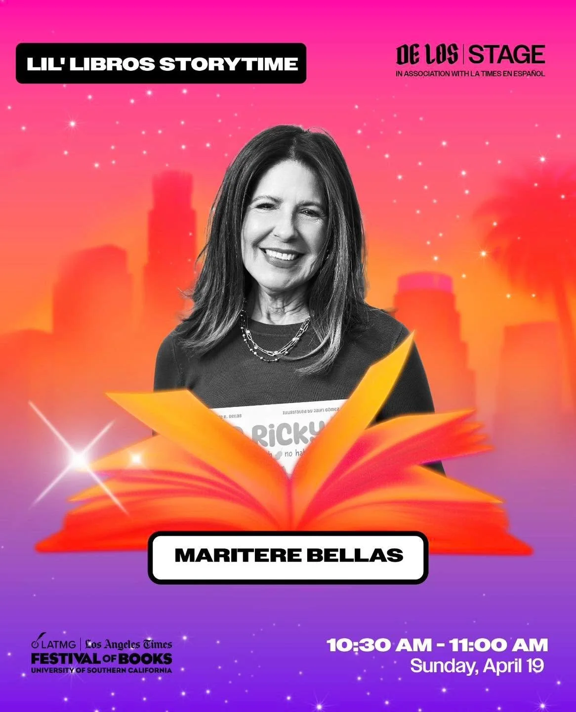 &iexcl;Mi gente! 

Having the opportunity to read my children&rsquo;s book at the largest book festival in the nation feels like receiving an industry award and being on one of those best-selling books list all rolled into one!
 
You see, over the la