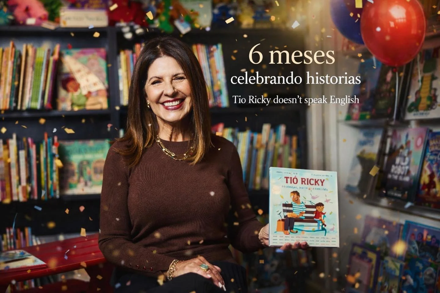 And just like that, &ldquo;T&iacute;o Ricky Doesn&rsquo;t Speak English/T&iacute;o Ricky no habla ingl&eacute;s&rdquo;is 6 months old!!

Thank you to everyone that has purchased the book and supported our book tour journey thus far! 

Endless thanks 