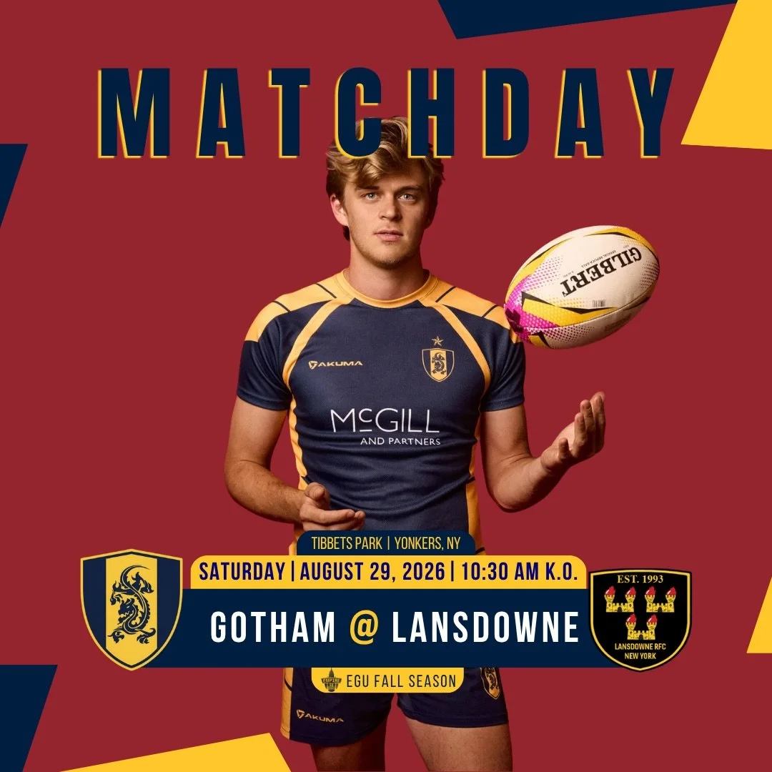 The fall season commences this Saturday when we head over to Yonkers to face @lansdownefc !! It&rsquo;s sure to be a brawl!!

#gothamrugby #gayrugby #inclusiverugby #egu #nyc