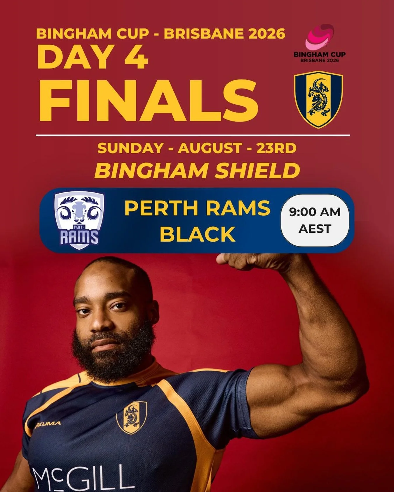 The Knights are going for the Bingham Shield in tomorrow&rsquo;s final day of the @igrbinghamamandacup against the @perthrams !! A rematch from the first day and we&rsquo;re looking to repeat the same result!!

#gothamrugby #gayrugby #inclusiverugby 
