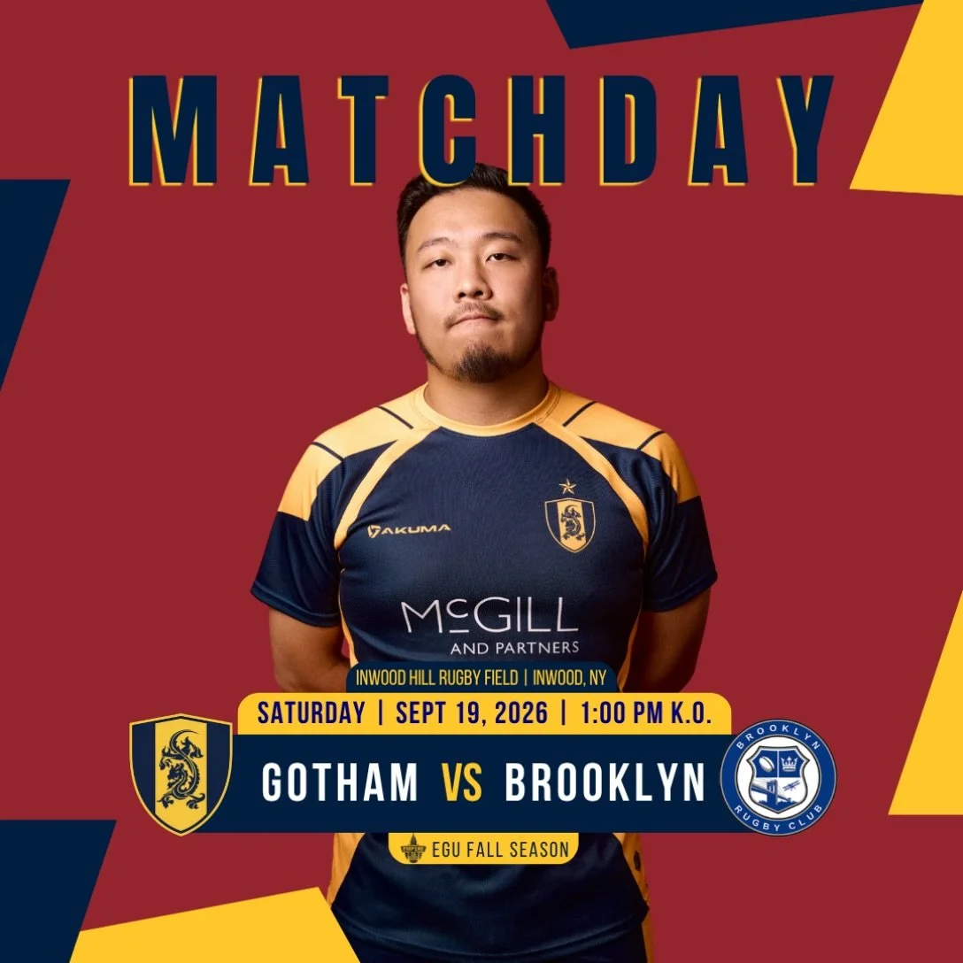 After a two week break, @gothamrugby has their first home game of the season against @brooklynrugby !!

📅 Saturday Sept 19
📍Inwood Hill Rugby Field
🕛 1pm K.O.

Come out and cheer them on!! See you on the pitch!!

#gothamrugby #gayrugby #inclusiver