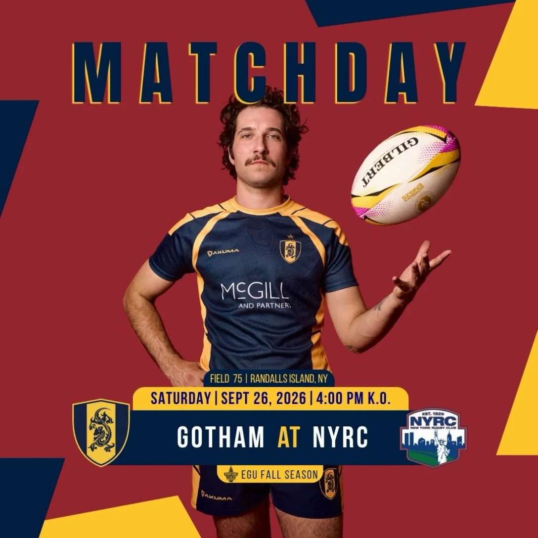 Gearing up for our third match of the season facing off against @nyrcmen 🏉

📅 Saturday, September 26, 2026

📍 Field 75, Randall&rsquo;s Island
 🕖 K.O. 4:00 PM 
#gothamrugby #gayrugby #inclusiverugby #egu #igr