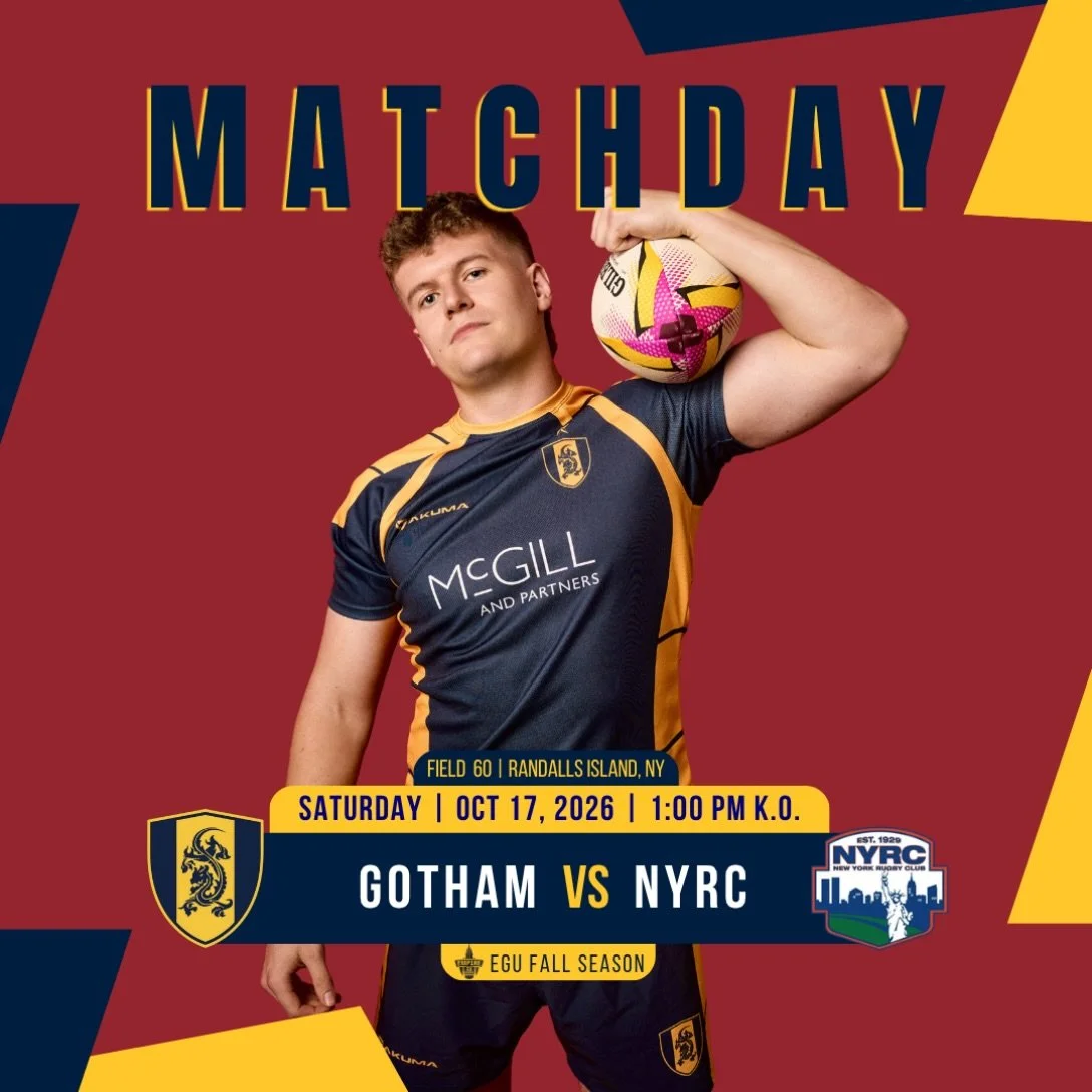 Back to the pitch this weekend against @nyrcmen in our last home game of the season!! Come out and support!!

📍Randall&rsquo;s Island - Field 60
 📅 Saturday October 17, 2026
 ⏰ K.O. 1:00 PM

#gothamrugby #inclusiverugby #egu #nyc #igr