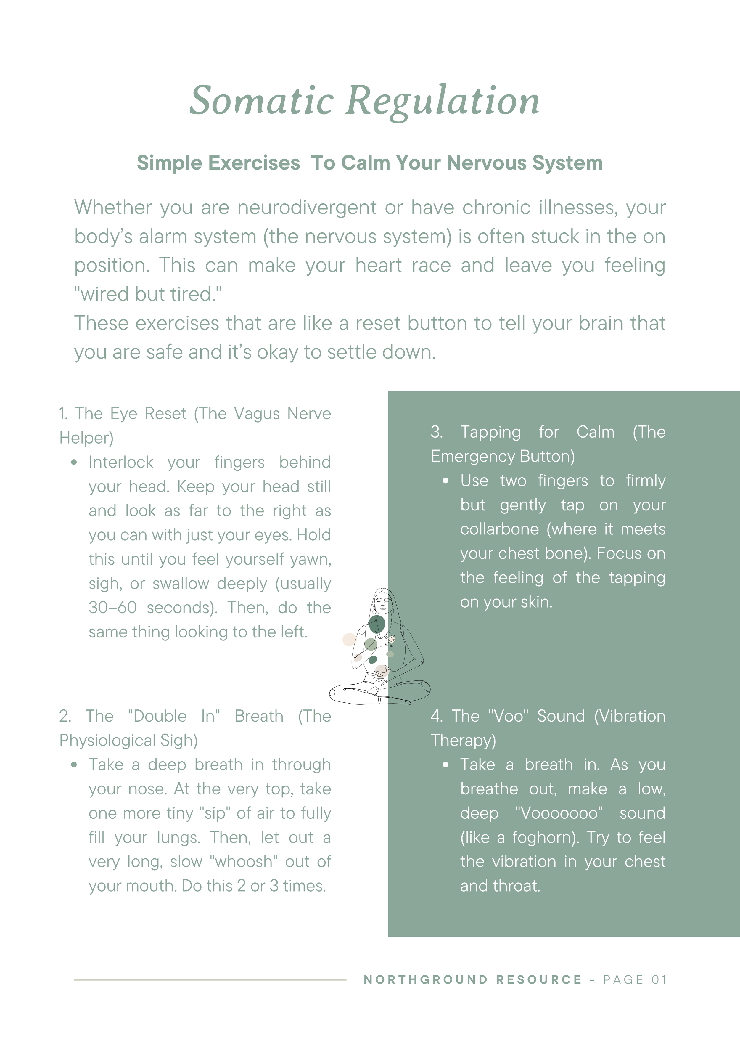 Somatic Regulation: 6 Simple Exercises for Calm