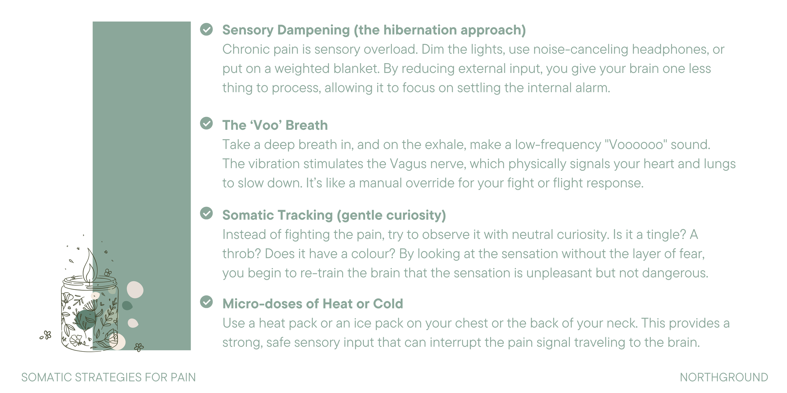 Somatic Strategies for Pain: 4 Tools for Regulation