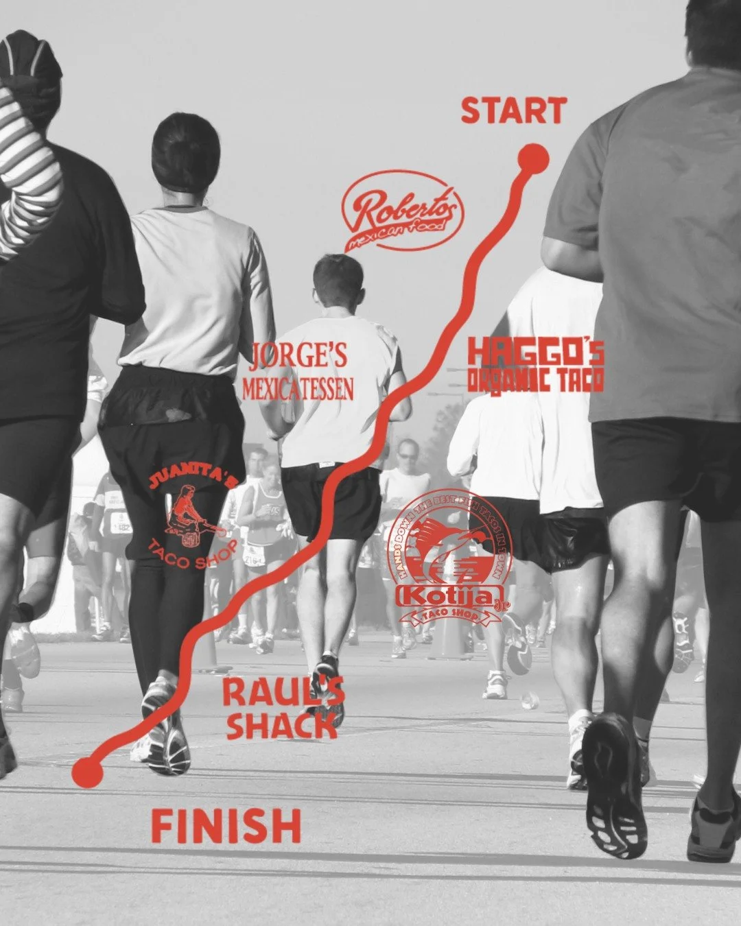 Ready to walk your way through Encinitas&rsquo; best tacos? 🌮👟
Our 5K route is packed with flavor, from start to finish.
Here&rsquo;s a sneak peek at the taco trail you&rsquo;ll conquer one bite at a time.

👀 Which taco stop would you hit first?

