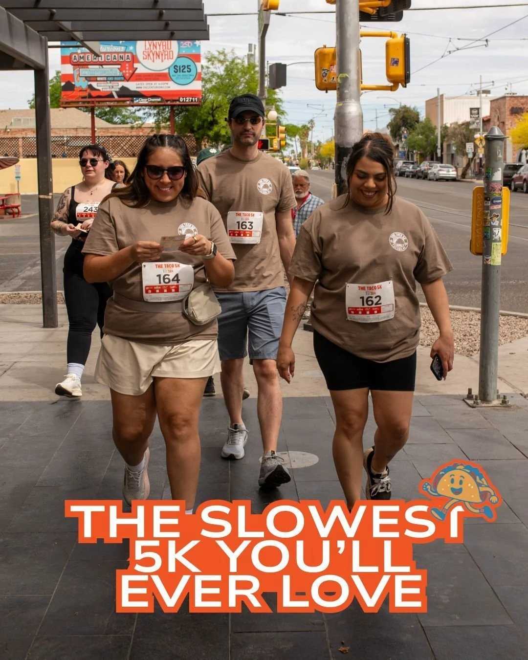 The World&rsquo;s Slowest 5K for a reason 🌮

This is not about how fast you go. It is about enjoying every stop, every taco, and every moment along the way.

Take your time. That is the whole point.

#worldsslowest5k #tacorun #communityrun #taco5k