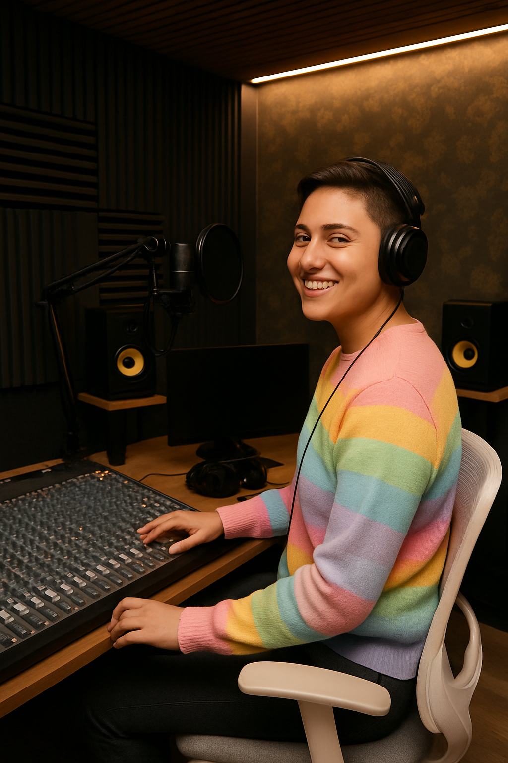 Family-Friendly Recording: Supporting Parents and Young Creators at Aurora Sound Lab.