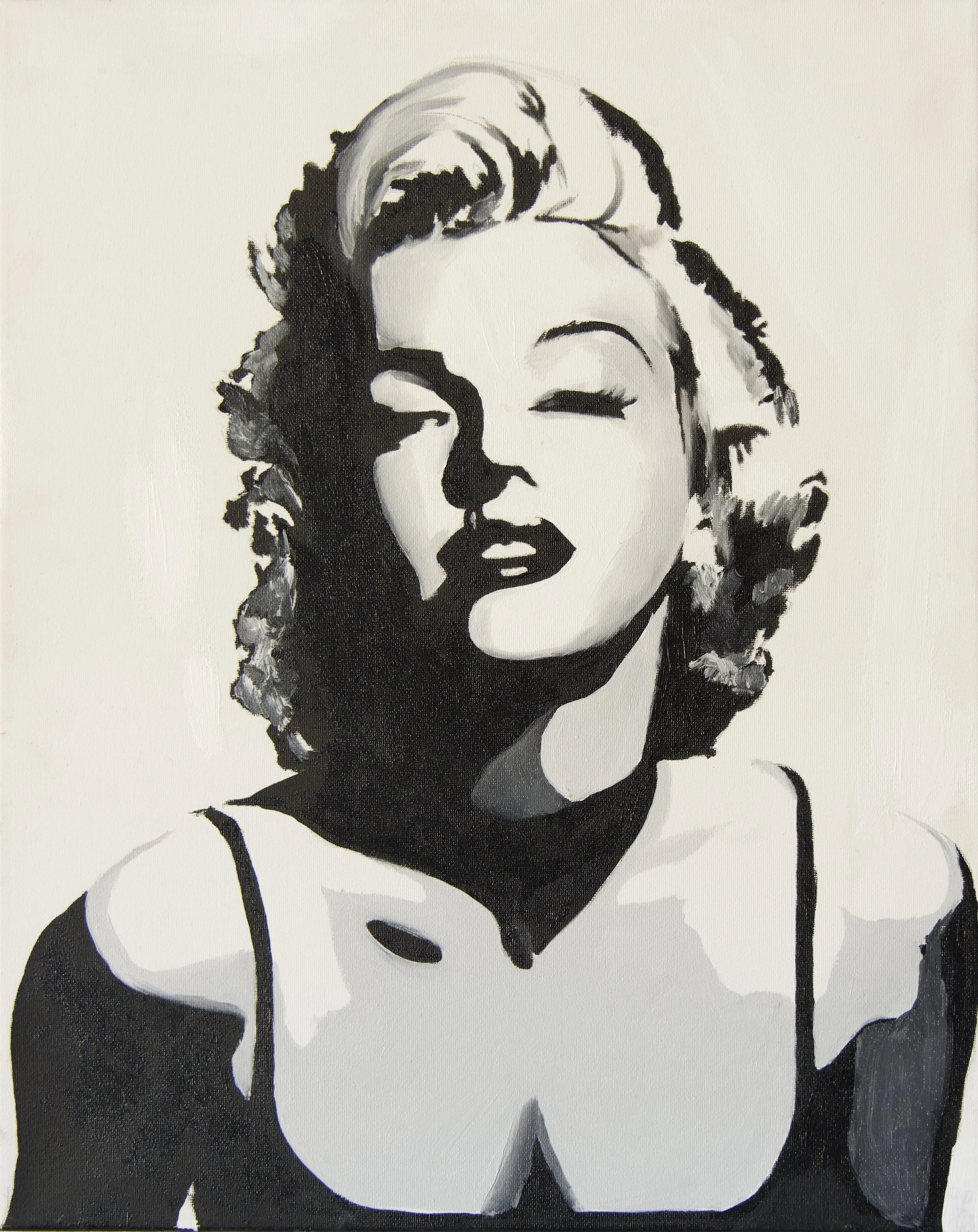 Marilyn's Mug, 2024. Oil on canvas - 20x16in (SOLD)