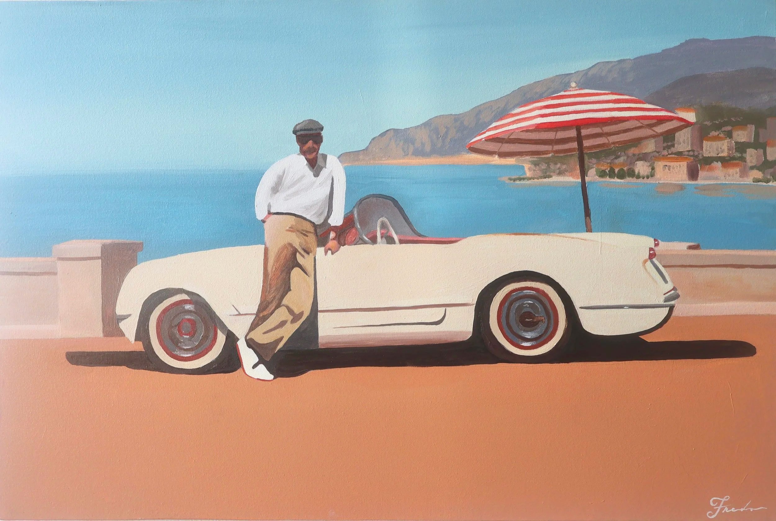 The Scenic Route, 2026.  Oil on Canvas - 24 x 36in 