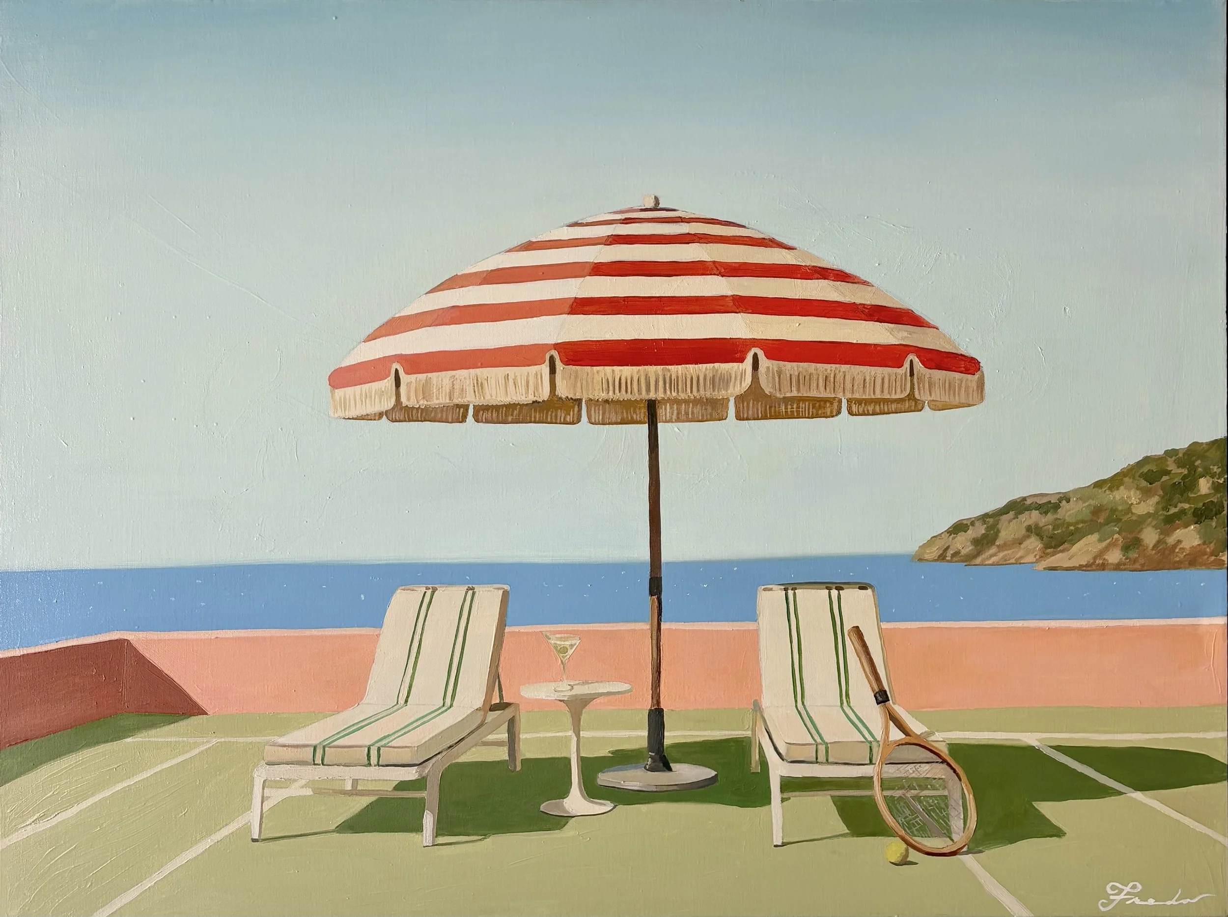 The Club, 2026. Oil on Canvas - 36 x 48in 
