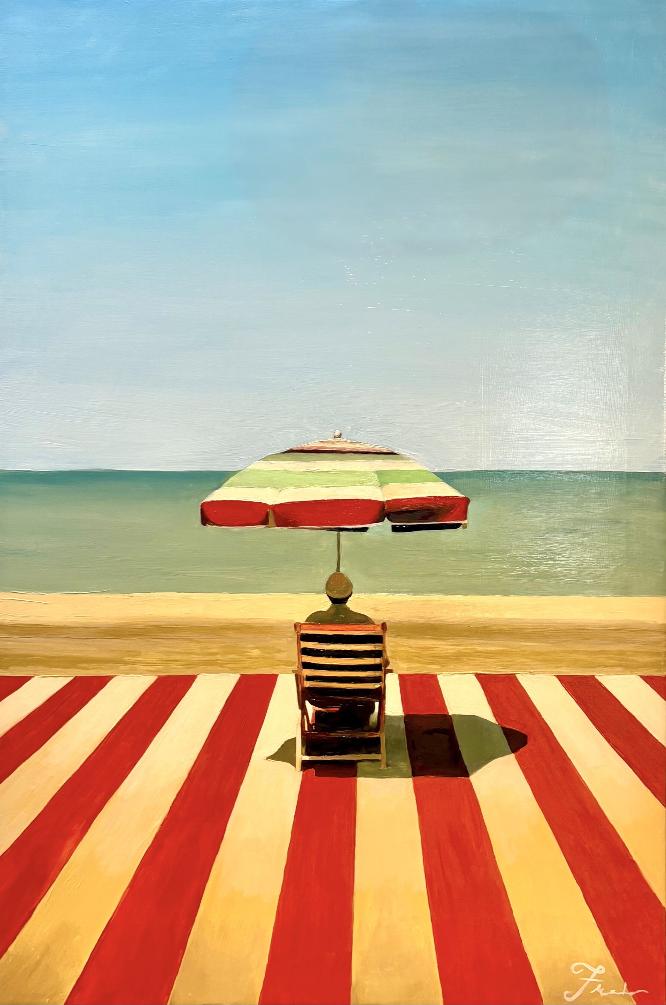 La Playa, 2025. Oil on canvas - 36 x 24in