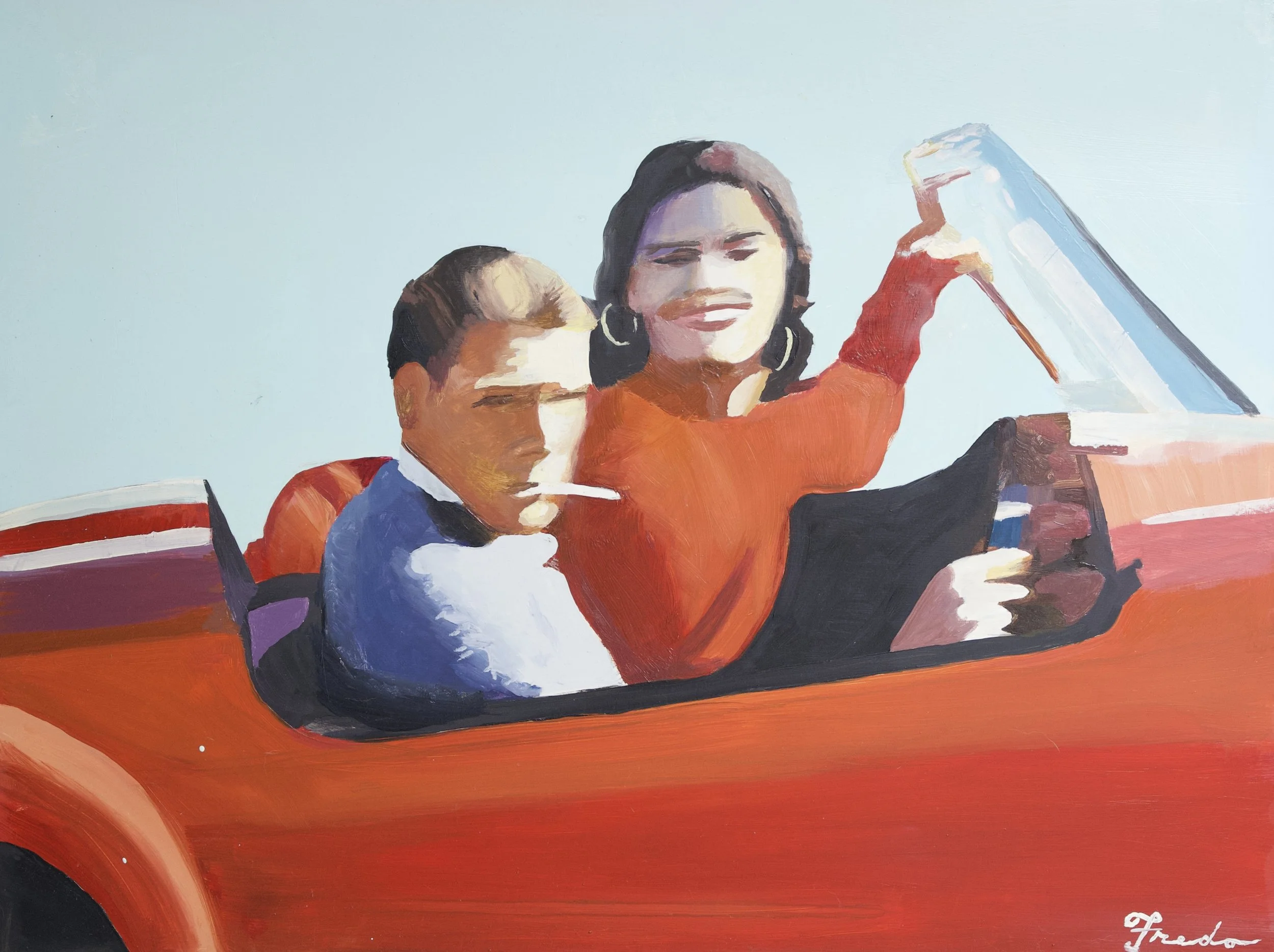 Drive me Crazy, 2025. Oil on Canvas - 30 x 36in