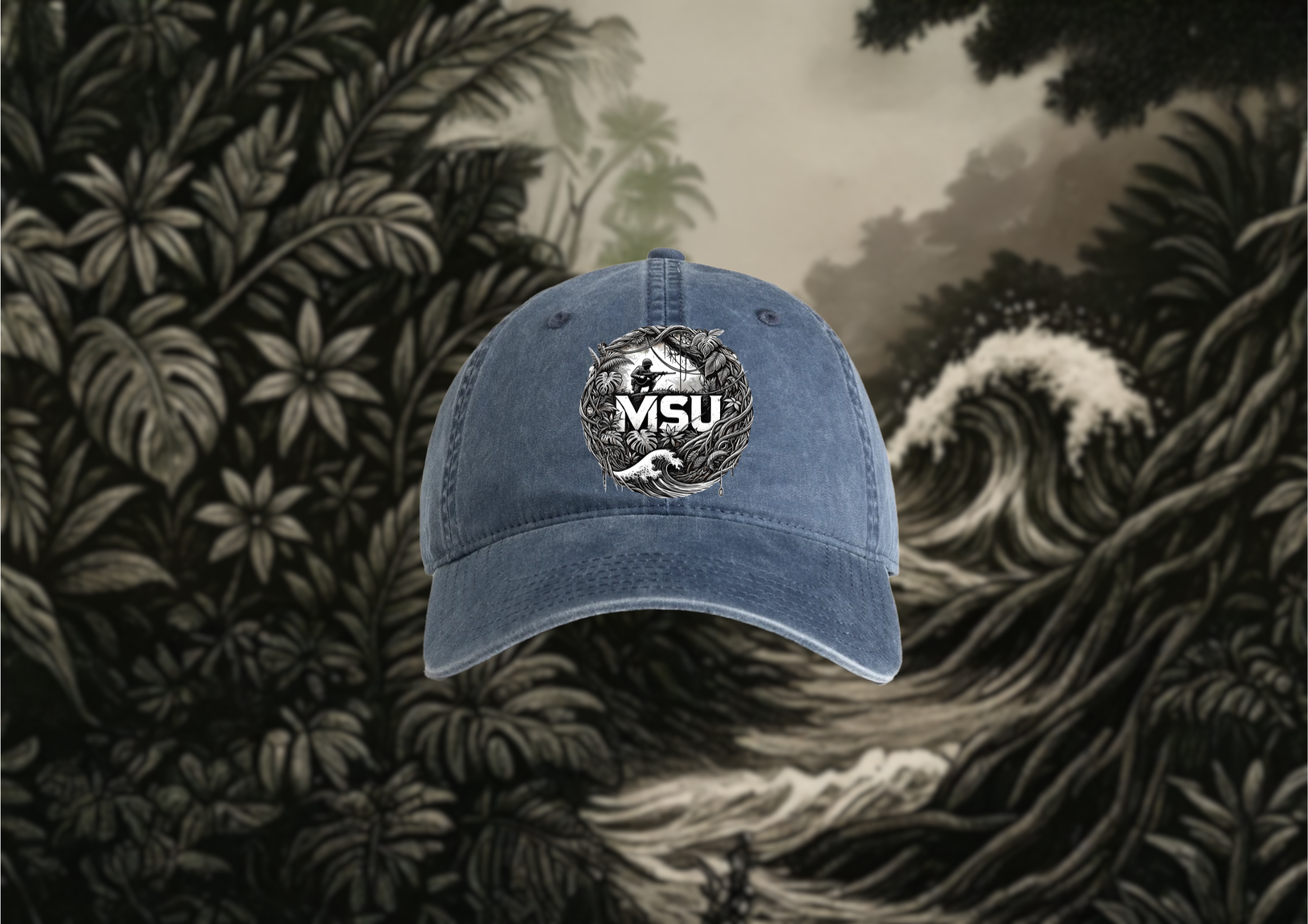 MSU Faded Cap