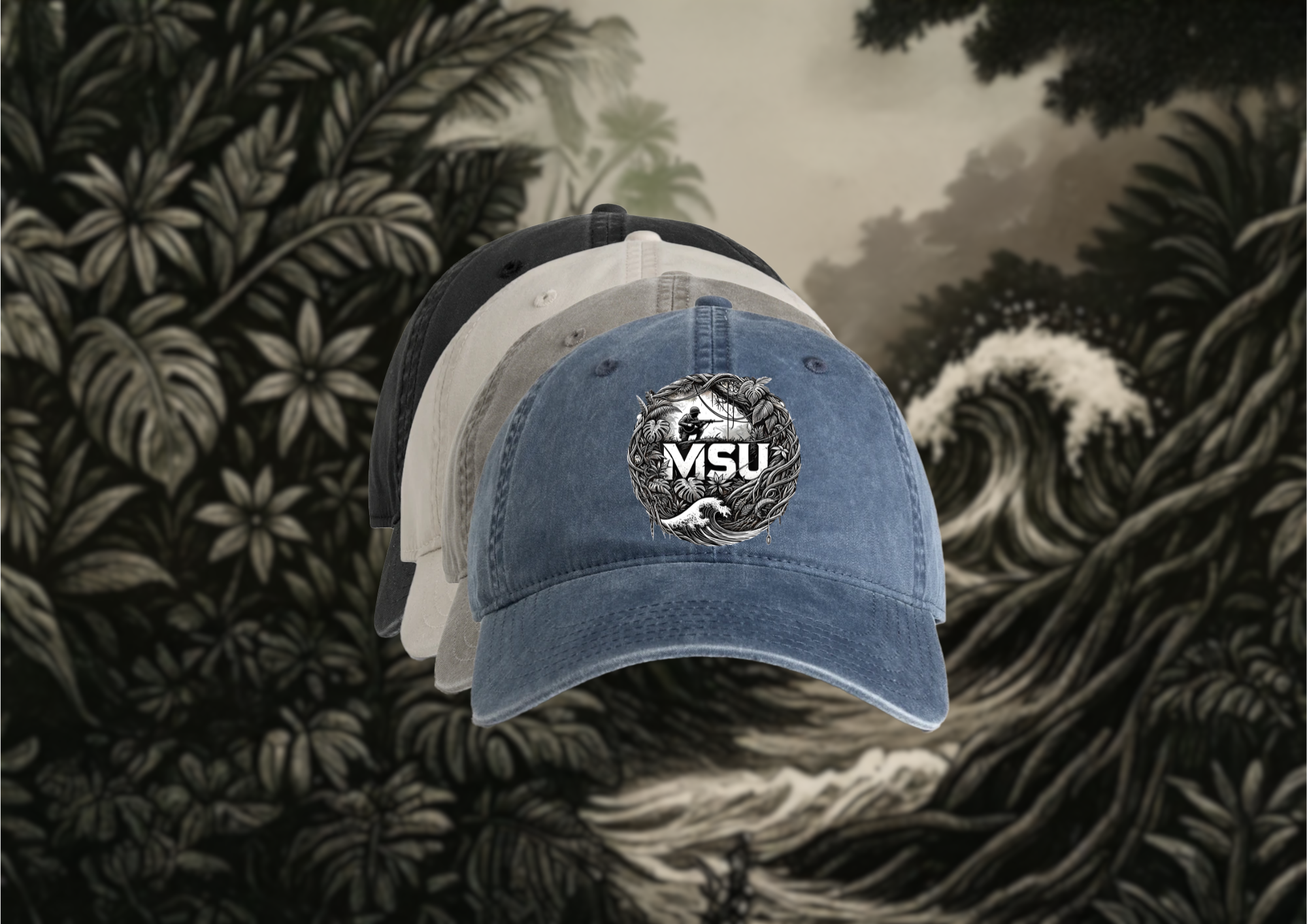 MSU Faded Cap