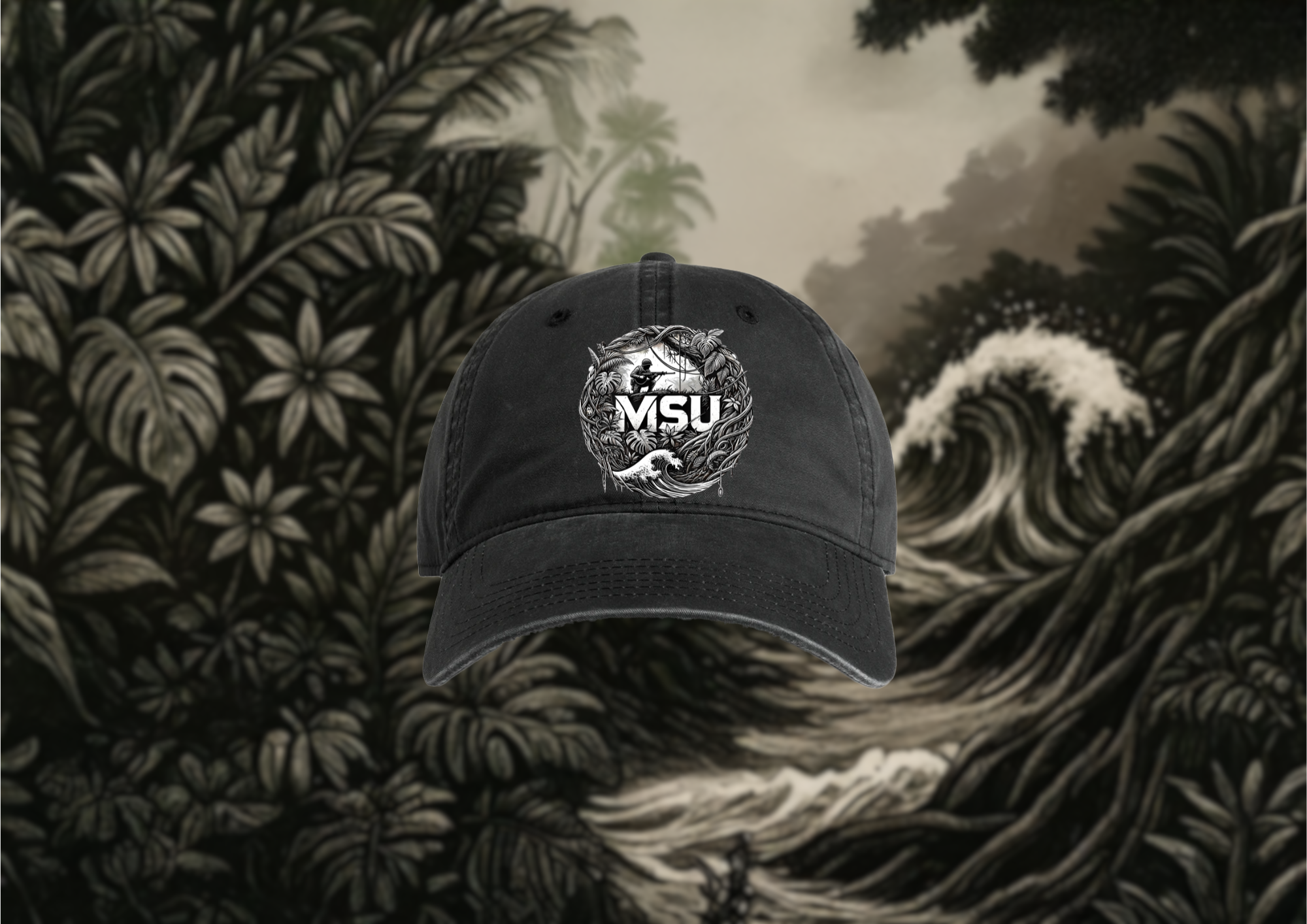 MSU Faded Cap