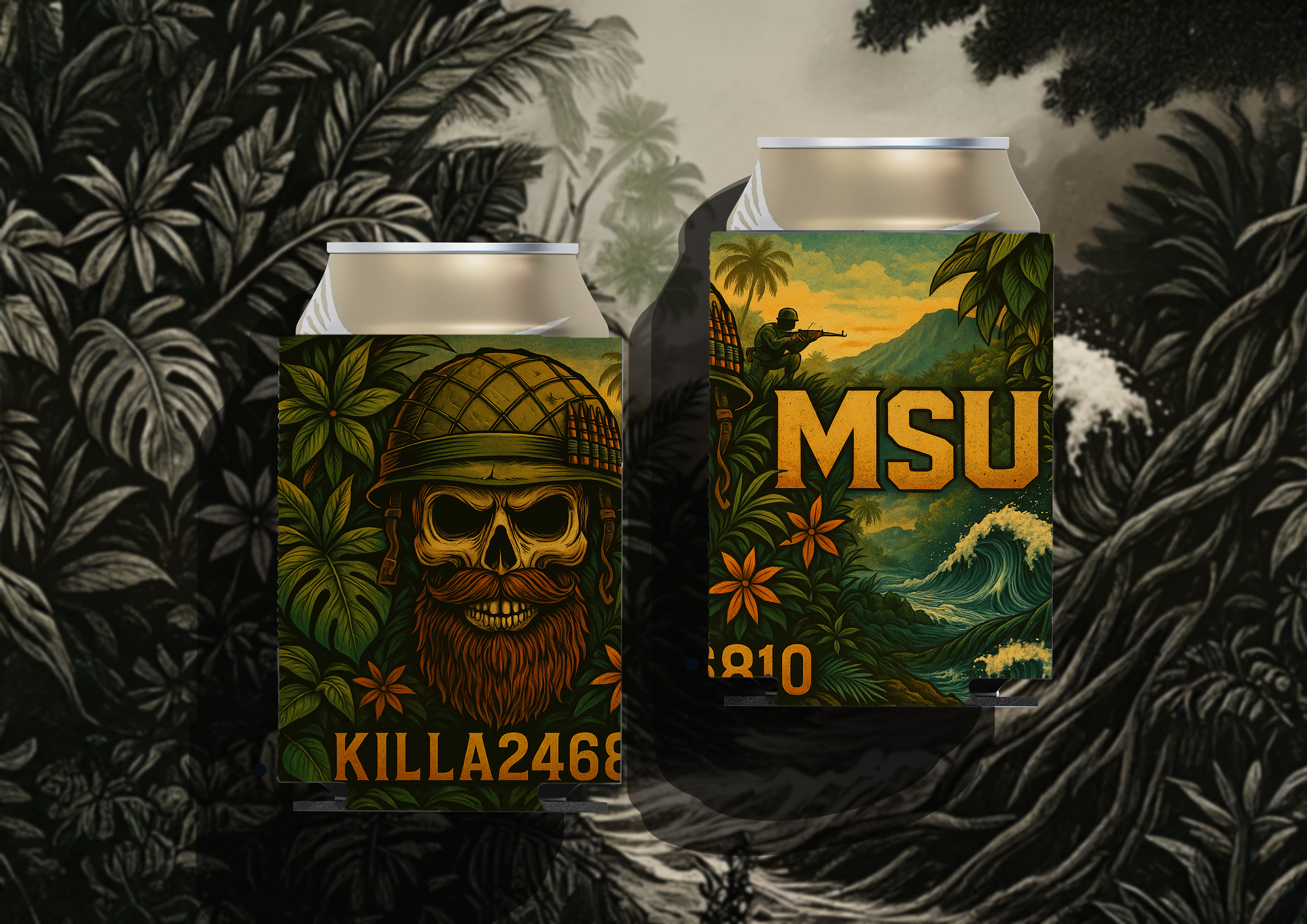 Custom MSU Stubby Cooler